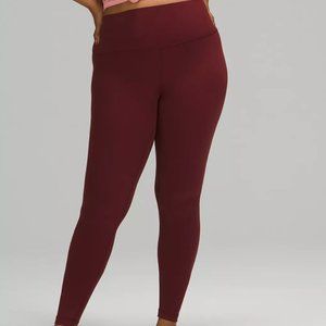 Lululemon Align 28" Leggings Red Merlot